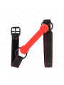 MORDAZA BDSM HUESO AJUSTABLE CON CORREA POLIPIEL ROJO KINK DE LA MARCA KINK COLLAR & GAG
