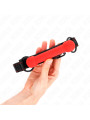 MORDAZA BDSM HUESO AJUSTABLE CON CORREA POLIPIEL ROJO KINK DE LA MARCA KINK COLLAR & GAG