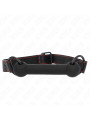 MORDAZA BDSM HUESO AJUSTABLE CORREA POLIPIEL NEGRO KINK DE LA MARCA KINK COLLAR & GAG