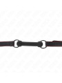 MORDAZA BDSM HUESO AJUSTABLE CORREA POLIPIEL NEGRO KINK DE LA MARCA KINK COLLAR & GAG