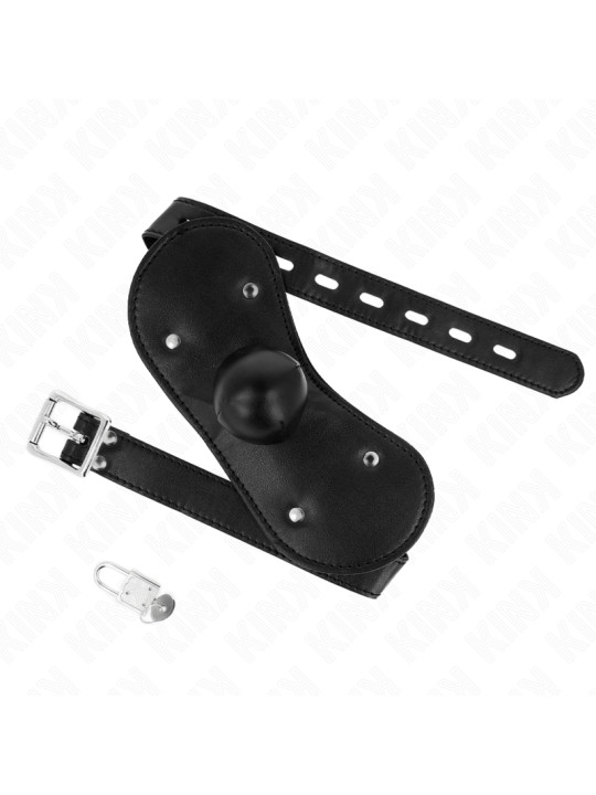 MÁSCARA BUCAL MORDACA BOLA SILICONA AJUSTABLE KINK DE LA MARCA KINK COLLAR & GAG