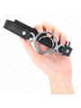 MORDAZA BDSM SILICONA NEGRA 5 CM KINK DE LA MARCA KINK COLLAR & GAG