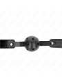 MORDAZA DE BOLA BDSM 4.5 CM SILICONA NEGRO KINK DE LA MARCA KINK COLLAR & GAG