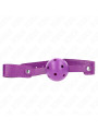 MORDAZA DE BOLA KINK 4.5 CM TRANSPIRABLE MORADO DE LA MARCA KINK COLLAR & GAG