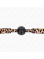MORDAZA DE BOLA KINK 4.5 CM TRANSPIRABLE LEOPARDO DE LA MARCA KINK COLLAR & GAG