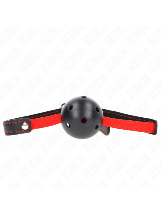 MORDAZA DE BOLA KINK 4.5 CM CON CINTURÓN ELÁSTICO DE LA MARCA KINK COLLAR & GAG