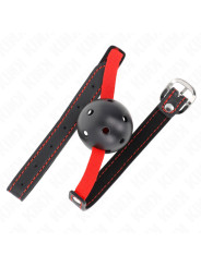 MORDAZA DE BOLA KINK 4.5 CM CON CINTURÓN ELÁSTICO DE LA MARCA KINK COLLAR & GAG