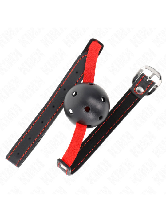 MORDAZA DE BOLA KINK 4.5 CM CON CINTURÓN ELÁSTICO DE LA MARCA KINK COLLAR & GAG
