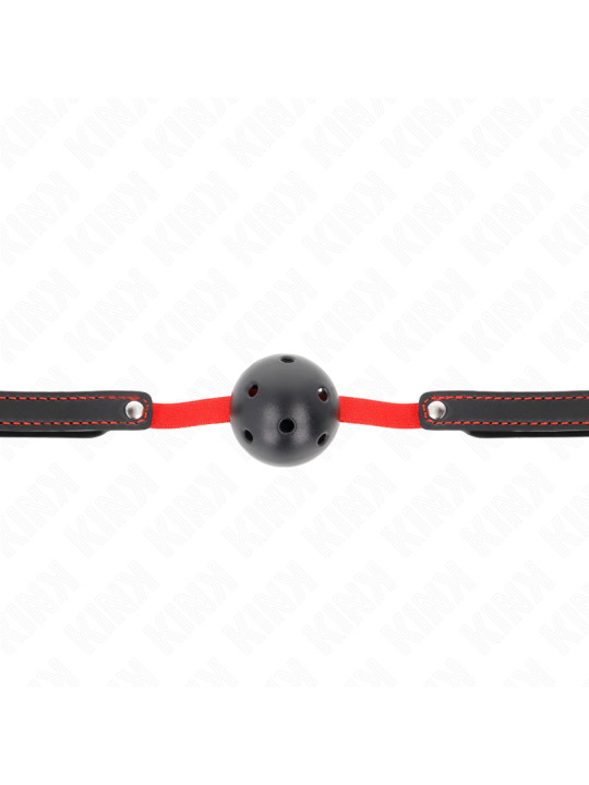 MORDAZA DE BOLA KINK 4.5 CM CON CINTURÓN ELÁSTICO DE LA MARCA KINK COLLAR & GAG