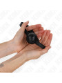 MORDAZA DE BOLA KINK 4.5 CM TRANSPIRABLE NEGRO DE LA MARCA KINK COLLAR & GAG