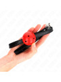 MORDAZA DE BOLA KINK 4.5 CM TRANSPIRABLE ROJO DE LA MARCA KINK COLLAR & GAG