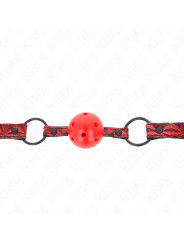 MORDAZA DE BOLA KINK 4.5 CM DIAMANTE AJUSTABLE BDSM DE LA MARCA KINK COLLAR & GAG
