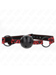 MORDAZA DE BOLA KINK 4.5 CM DIAMANTE AJUSTABLE 42-60 CM DE LA MARCA KINK COLLAR & GAG