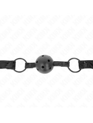 MORDAZA DE BOLA KINK 4.5 CM DIAMANTE AJUSTABLE 42-60 CM DE LA MARCA KINK COLLAR & GAG