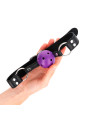 MORDAZA DE BOLA BDSM TRANSPIRABLE AJUSTABLE 42-58 CM DE LA MARCA KINK COLLAR & GAG