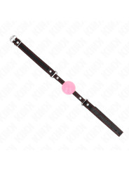 MORDAZA DE BOLA BDSM 4 CM ORO ROSA KINK DE LA MARCA KINK COLLAR & GAG