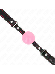 MORDAZA DE BOLA BDSM 4 CM ORO ROSA KINK DE LA MARCA KINK COLLAR & GAG