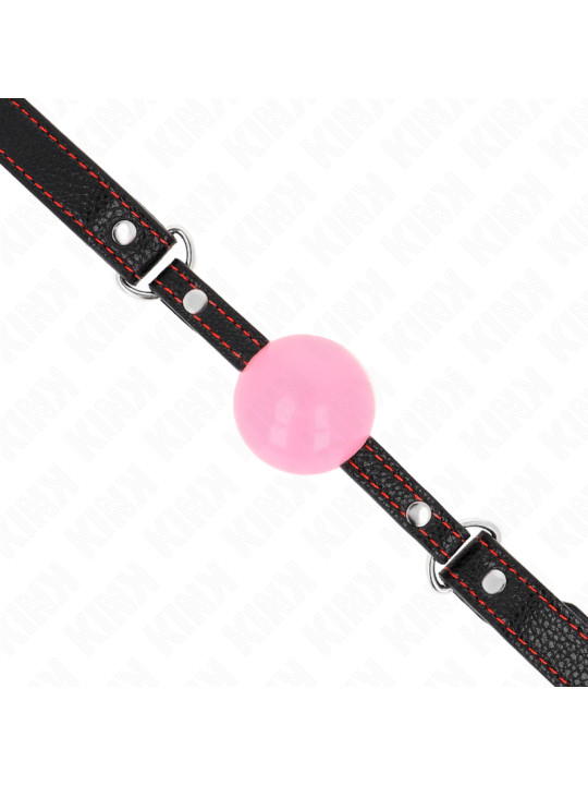 MORDAZA DE BOLA BDSM 4 CM ORO ROSA KINK DE LA MARCA KINK COLLAR & GAG