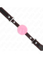 MORDAZA DE BOLA BDSM 4 CM ORO ROSA KINK DE LA MARCA KINK COLLAR & GAG