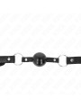 MORDAZA DE BOLA BDSM 4 CM TPE NEGRO KINK DE LA MARCA KINK COLLAR & GAG