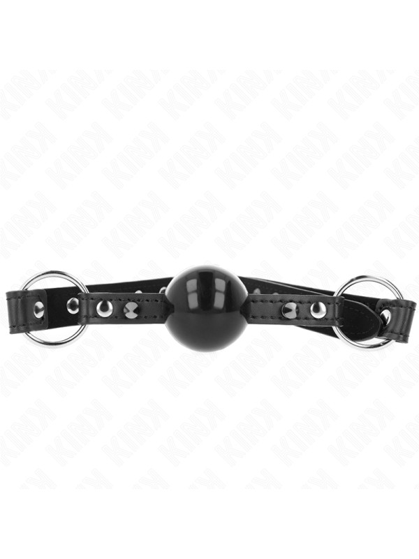 MORDAZA DE BOLA KINK 4 CM SILICONA SUAVE Y SEGURA DE LA MARCA KINK COLLAR & GAG