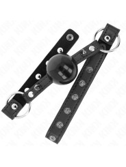 MORDAZA DE BOLA KINK 4 CM SILICONA SUAVE Y SEGURA DE LA MARCA KINK COLLAR & GAG