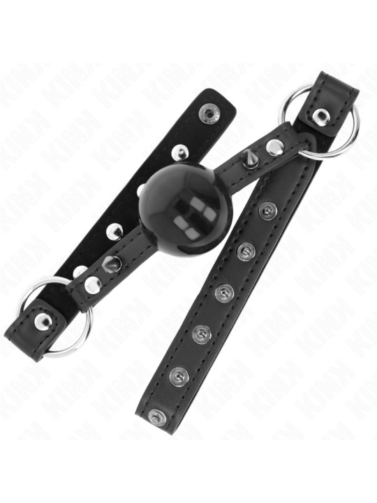 MORDAZA DE BOLA KINK 4 CM SILICONA SUAVE Y SEGURA DE LA MARCA KINK COLLAR & GAG