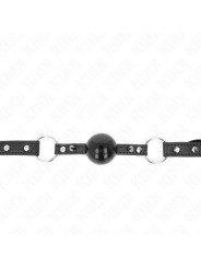 MORDAZA DE BOLA KINK 4 CM SILICONA SUAVE Y SEGURA DE LA MARCA KINK COLLAR & GAG