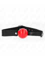 MORDAZA DE BOLA SUAVE TPE 4 CM AJUSTABLE KINK DE LA MARCA KINK COLLAR & GAG