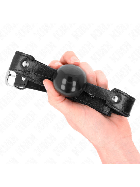 MORDAZA DE BOLA SUAVE TPE 4 CM KINK BDSM DE LA MARCA KINK COLLAR & GAG