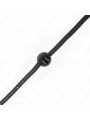 MORDAZA DE BOLA BDSM 4 CM SILICONA NEGRO KINK DE LA MARCA KINK COLLAR & GAG