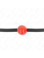 MORDAZA DE BOLA KINK 4 CM SILICONA ROJO BDSM DE LA MARCA KINK COLLAR & GAG