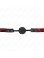 MORDAZA DE BOLA SILICONA KINK 4 CM - SUMISIÓN Y SILENCIO DE LA MARCA KINK COLLAR & GAG
