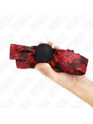 MORDAZA DE BOLA DE SILICONA KINK 4.5 CM SCANDAL MODELO 2 DE LA MARCA KINK COLLAR & GAG