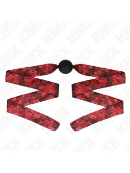 MORDAZA DE BOLA DE SILICONA KINK 4.5 CM SCANDAL MODELO 2 DE LA MARCA KINK COLLAR & GAG