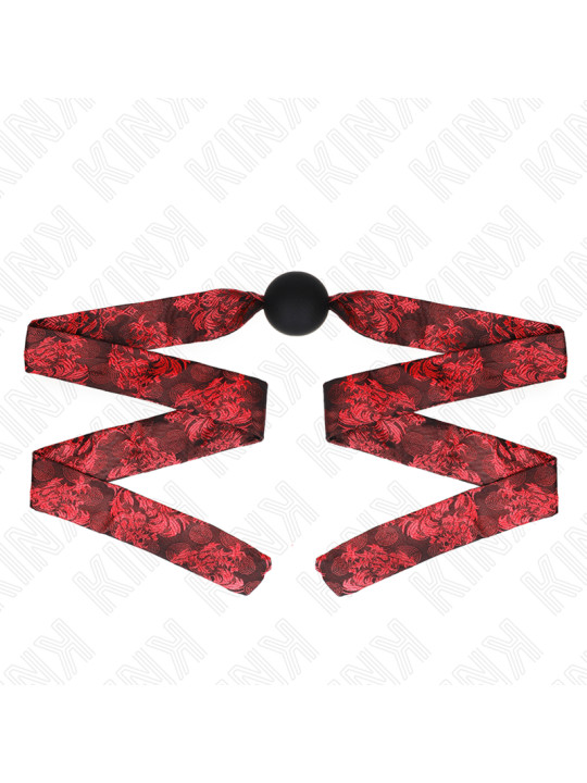 MORDAZA DE BOLA DE SILICONA KINK 4.5 CM SCANDAL MODELO 2 DE LA MARCA KINK COLLAR & GAG