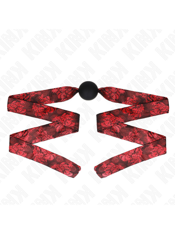 MORDAZA DE BOLA DE SILICONA KINK 4.5 CM SCANDAL MODELO 2 DE LA MARCA KINK COLLAR & GAG