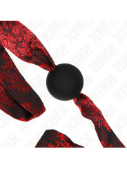 MORDAZA DE BOLA DE SILICONA KINK 4.5 CM SCANDAL MODELO 2 DE LA MARCA KINK COLLAR & GAG