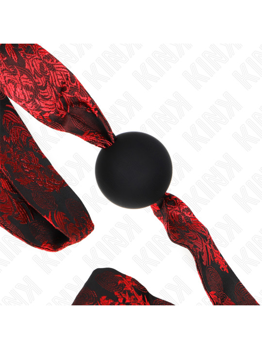 MORDAZA DE BOLA DE SILICONA KINK 4.5 CM SCANDAL MODELO 2 DE LA MARCA KINK COLLAR & GAG