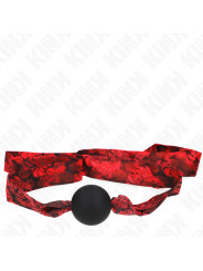 MORDAZA DE BOLA DE SILICONA KINK 4.5 CM SCANDAL MODELO 2 DE LA MARCA KINK COLLAR & GAG