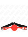 MORDAZA DE BOLA DE SILICONA ROJA KINK 4 CM DE LA MARCA KINK COLLAR & GAG