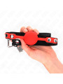 MORDAZA DE BOLA DE SILICONA 4 CM CON CANDADO KINK DE LA MARCA KINK COLLAR & GAG