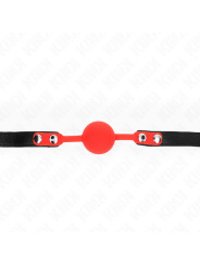 MORDAZA DE BOLA DE SILICONA 4 CM CON CANDADO KINK DE LA MARCA KINK COLLAR & GAG