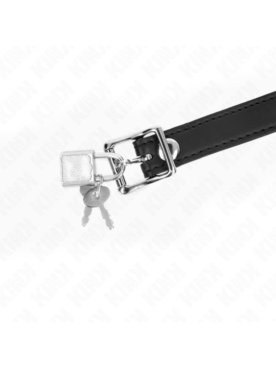 MORDAZA DE BOLA DE SILICONA 4 CM CON CANDADO KINK DE LA MARCA KINK COLLAR & GAG