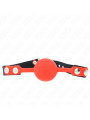 MORDAZA DE BOLA SILICONA 4 CM CON CANDADO KINK DE LA MARCA KINK COLLAR & GAG