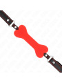MORDAZA BDSM KINK SILICONA ROJO 12 CM DE LA MARCA KINK COLLAR & GAG