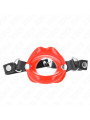 MORDAZA LABIAL BDSM CON CORREA AJUSTABLE ROJO KINK DE LA MARCA KINK COLLAR & GAG