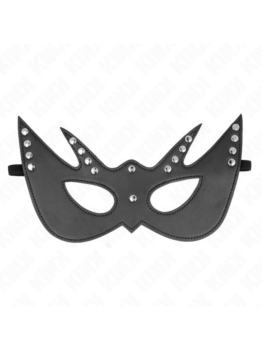 MÁSCARA BDSM MURCIÉLAGO CON REMACHES KINK DE LA MARCA KINK MASKED ALLURE
