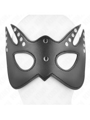 MÁSCARA BDSM MURCIÉLAGO CON REMACHES KINK DE LA MARCA KINK MASKED ALLURE