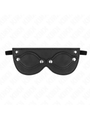 MÁSCARA BDSM POLIPIEL CON CUBIERTAS DESMONTABLES KINK DE LA MARCA KINK MASKED ALLURE